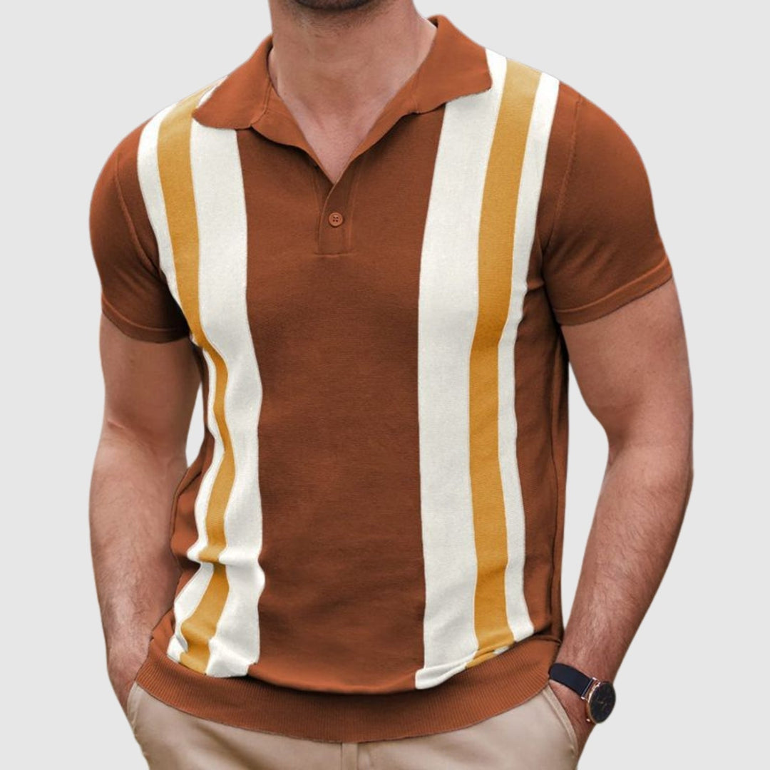 Dávid – Tricou cu detalii contrastante