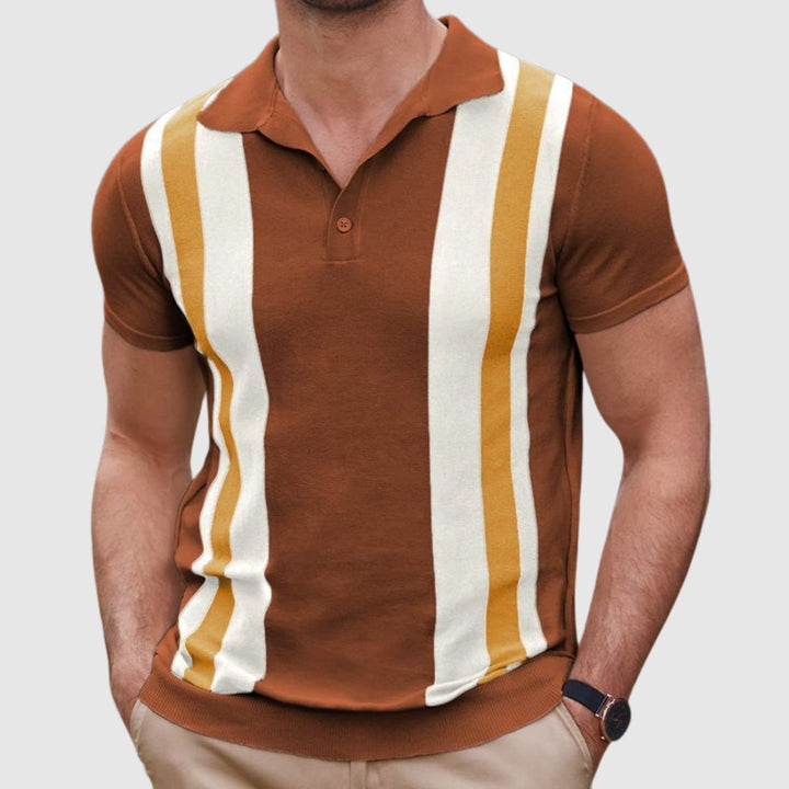 Dávid – Tricou cu detalii contrastante
