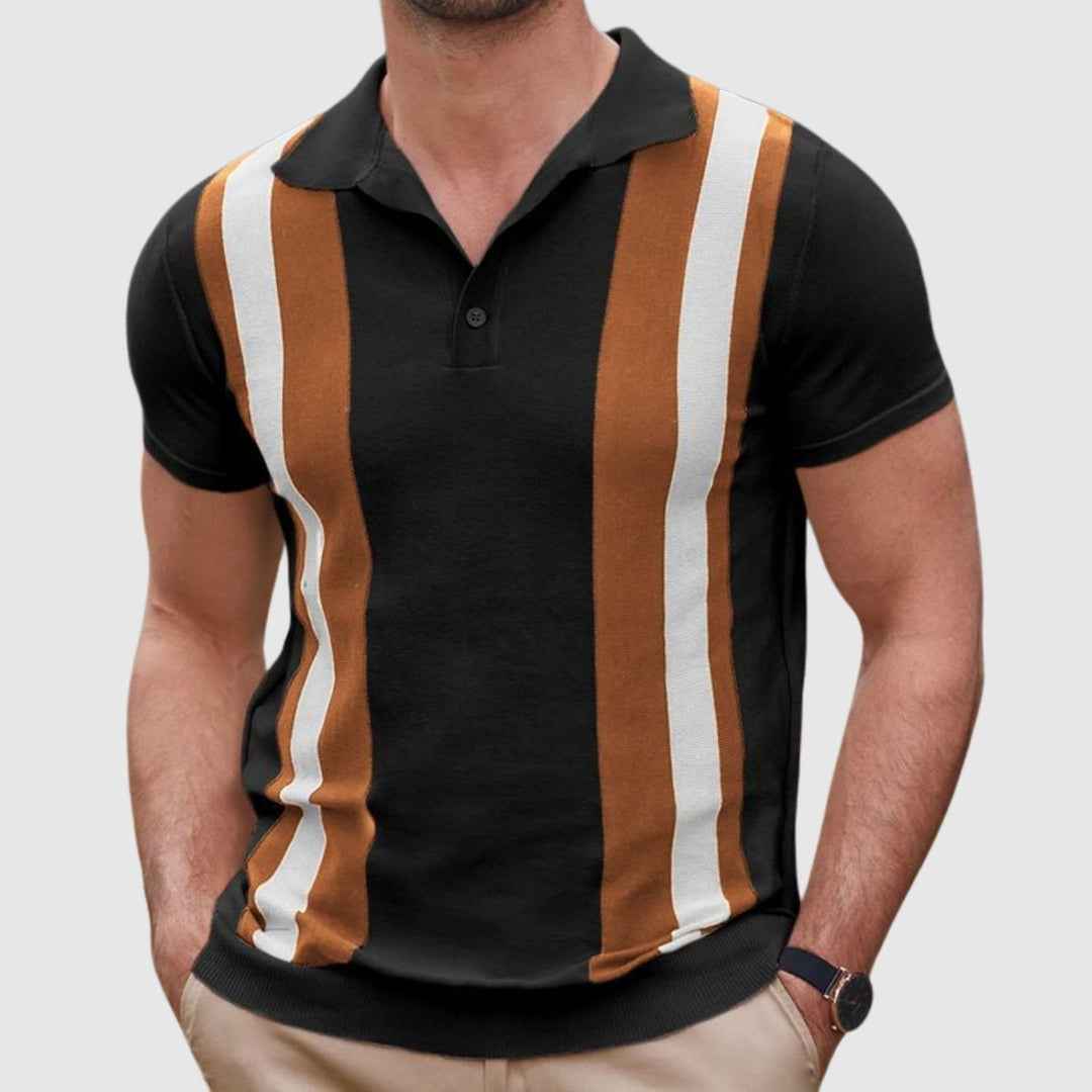 Dávid – Tricou cu detalii contrastante