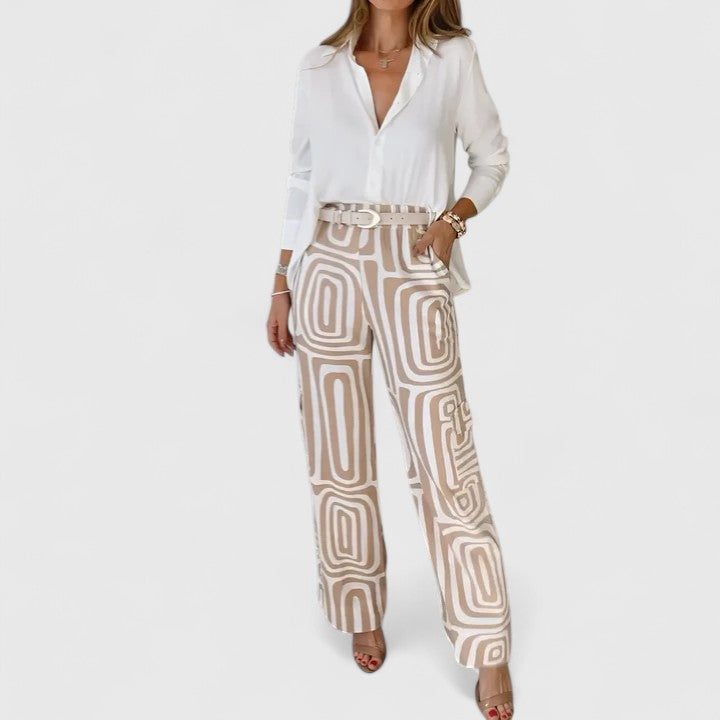 Luminita | Ansamblu elegant din două piese (INCLUDE O CUREA CA CADOU)