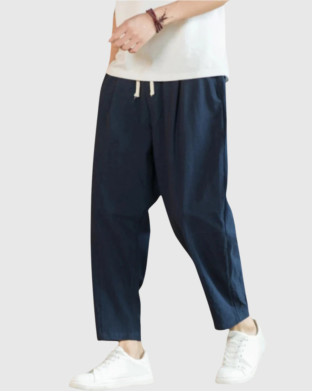 Octavian | Pantaloni din Bumbac Roma