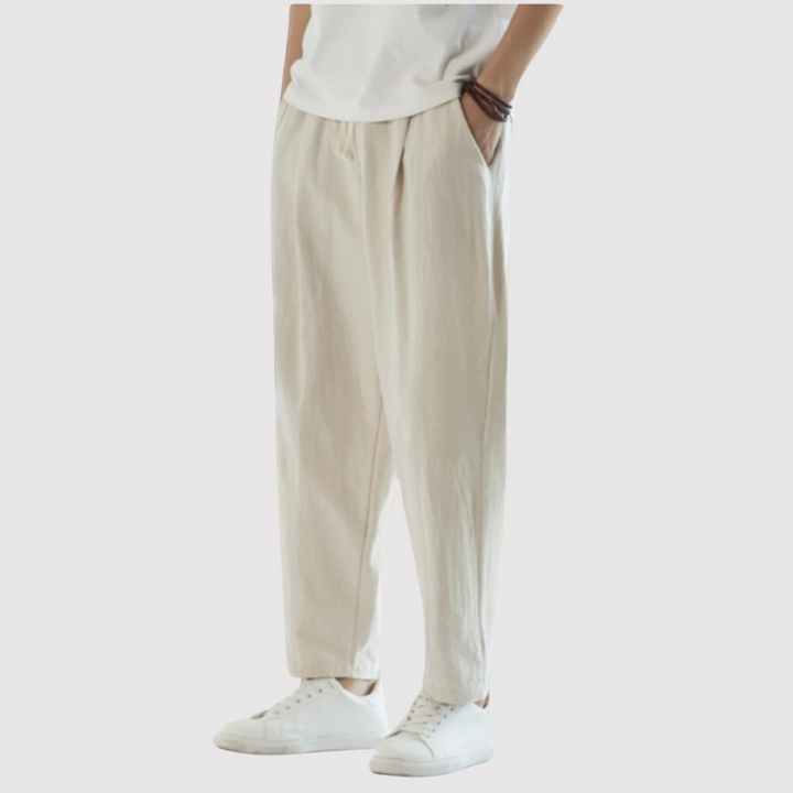Marian | Pantaloni clasici din in