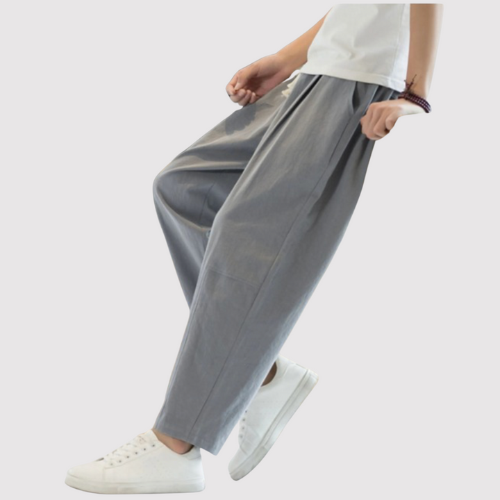 Marian | Pantaloni clasici din in