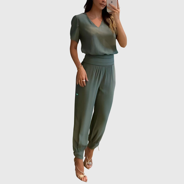Lavinia | Set bluză și pantaloni trendy