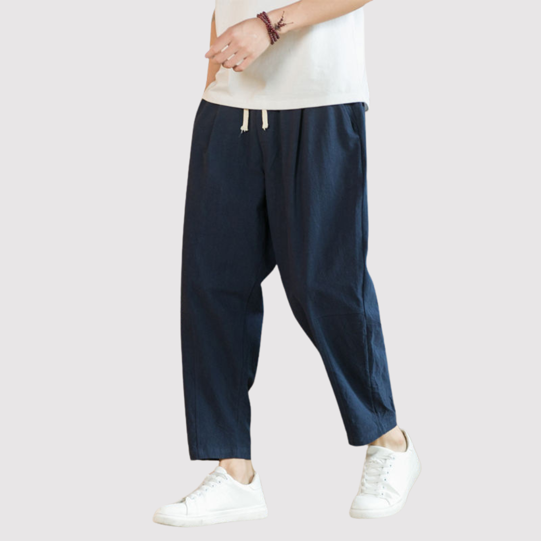 Marian | Pantaloni clasici din in