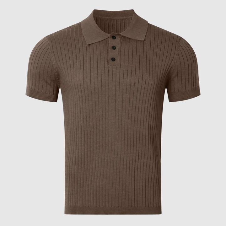 Benedek – Tricou cu model de pește și nasture