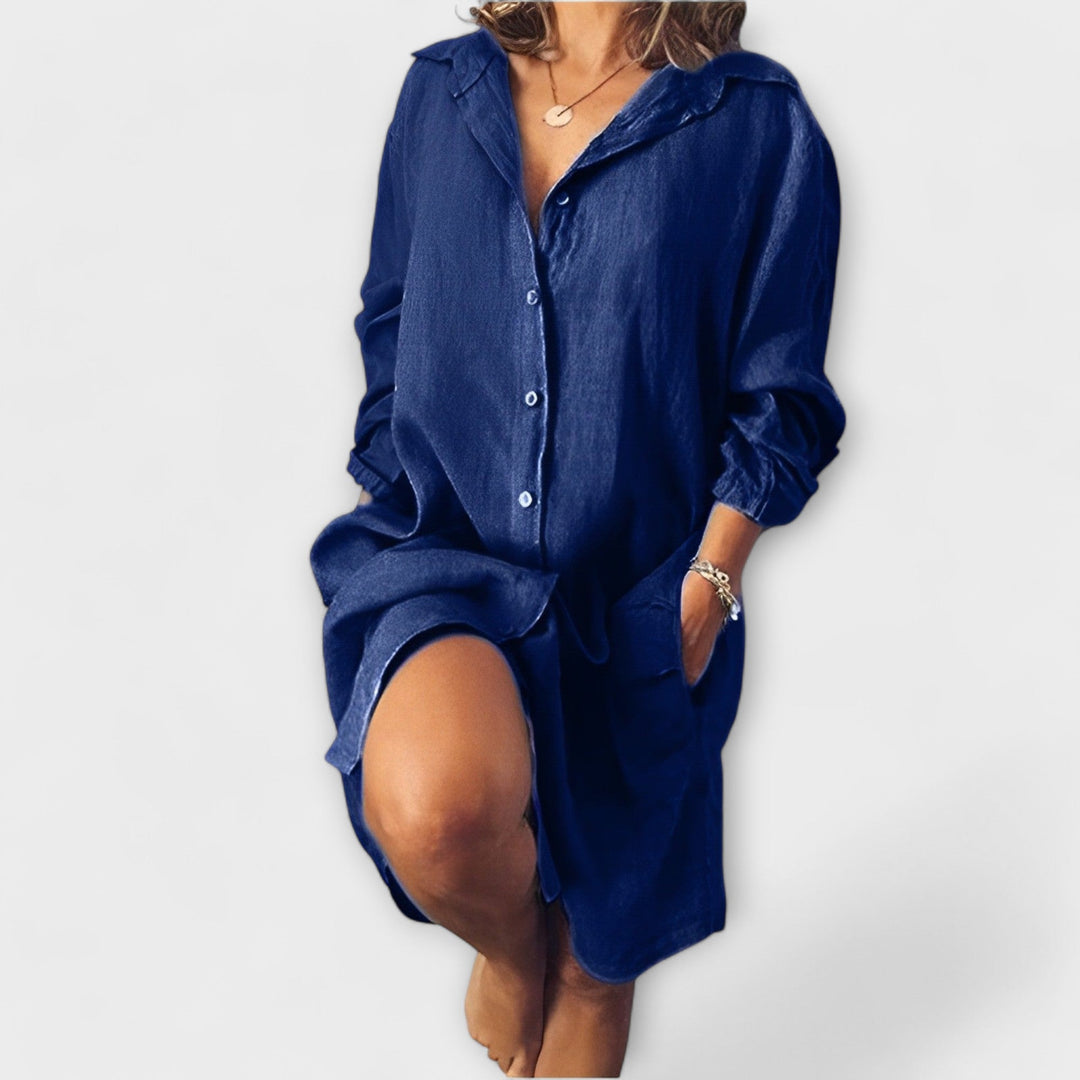 Bluză din in pentru ocazii casuale, ideală pentru purtat zilnic