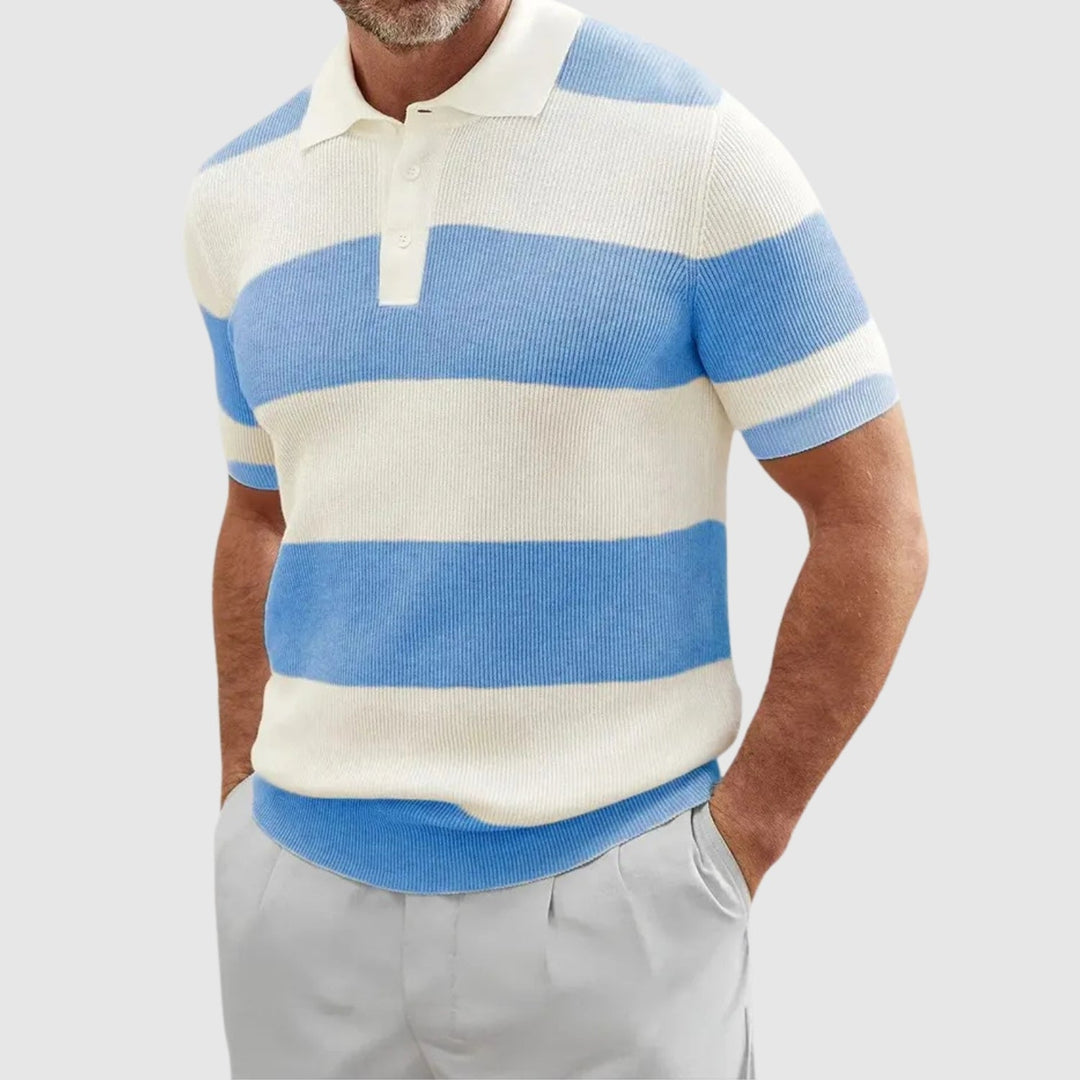Mircea | Zalán – Tricou de pescuit cu dungi