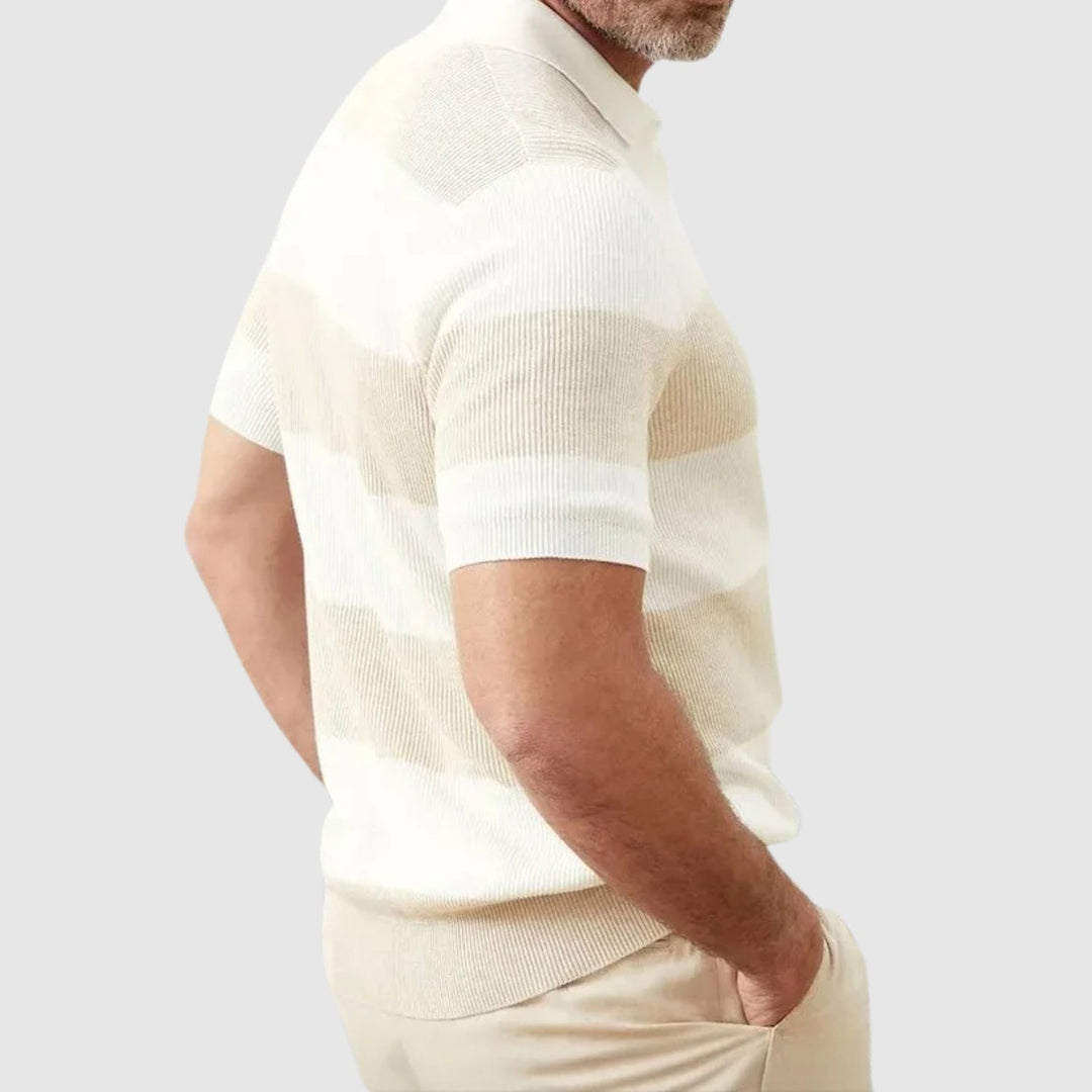 Mircea | Zalán – Tricou de pescuit cu dungi