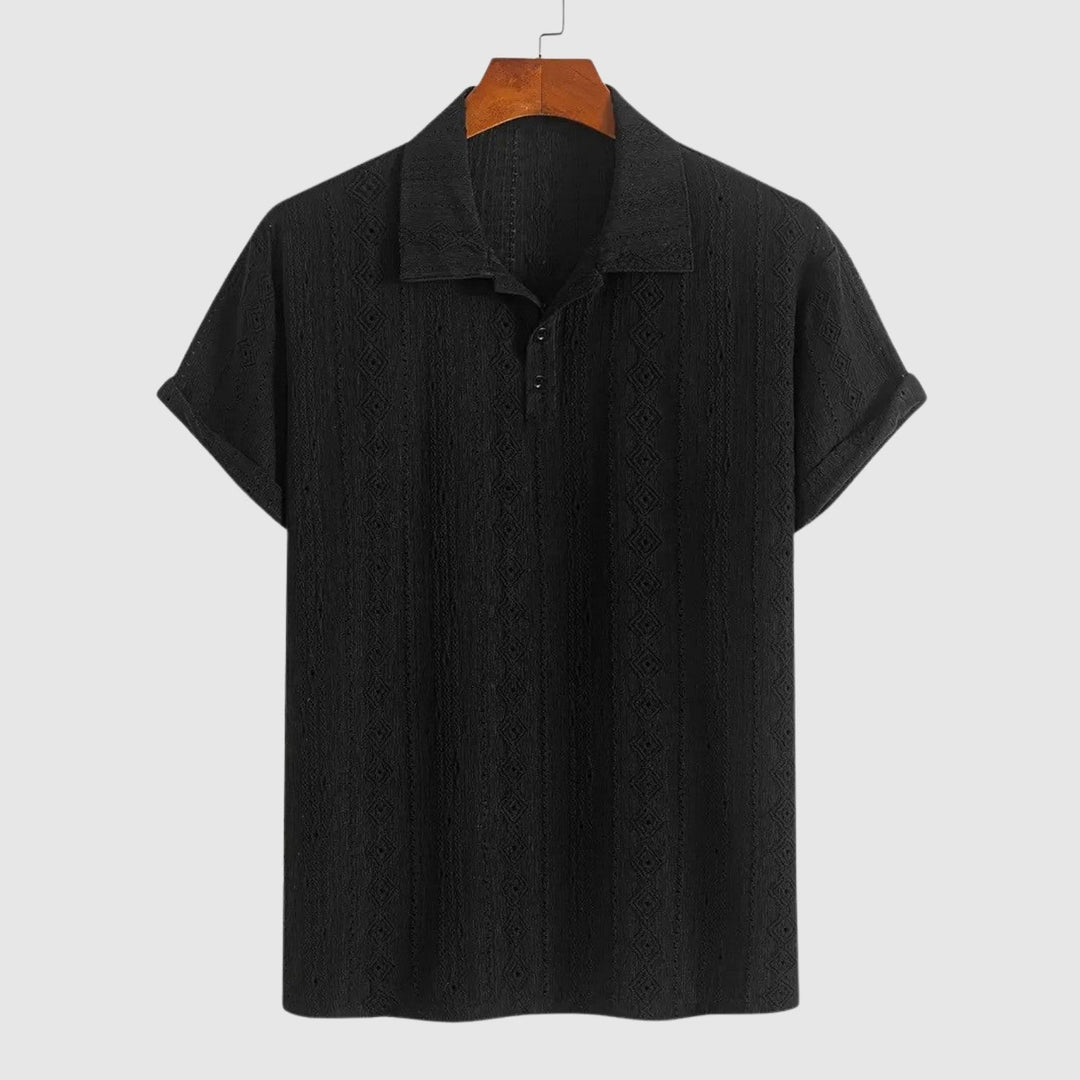 Tivadar – Tricou fin din tricot cu design texturat