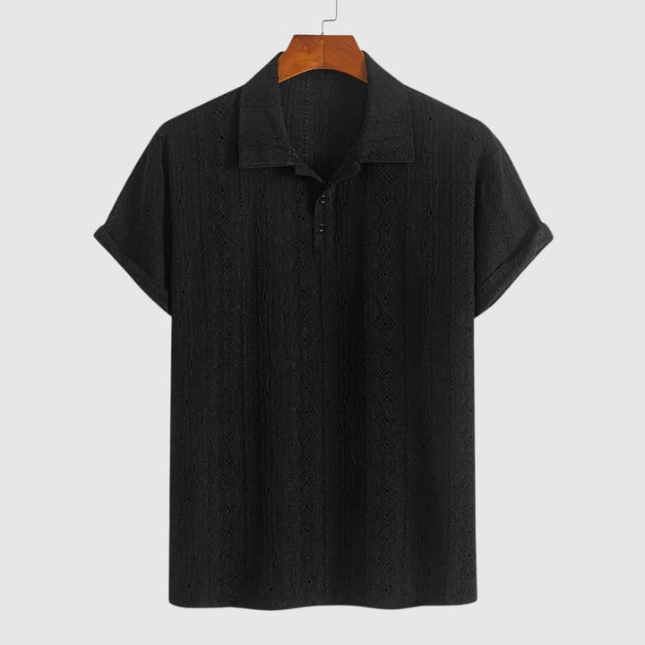 Marian | Tivadar – Tricou fin din tricot cu design texturat