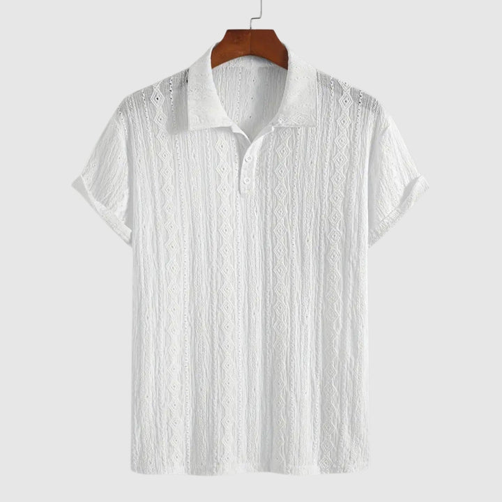 Marian | Tivadar – Tricou fin din tricot cu design texturat