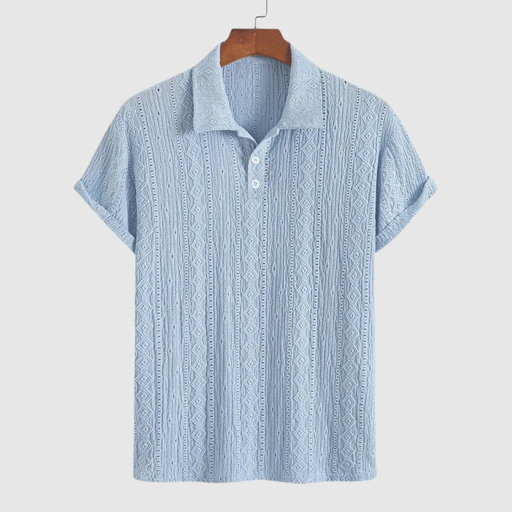 Tivadar – Tricou fin din tricot cu design texturat
