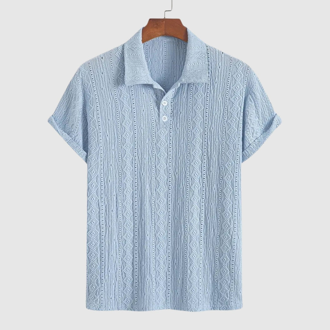 Marian | Tivadar – Tricou fin din tricot cu design texturat