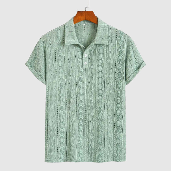 Marian | Tivadar – Tricou fin din tricot cu design texturat