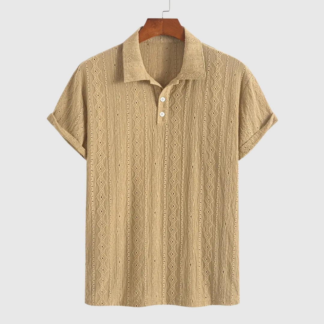 Marian | Tivadar – Tricou fin din tricot cu design texturat