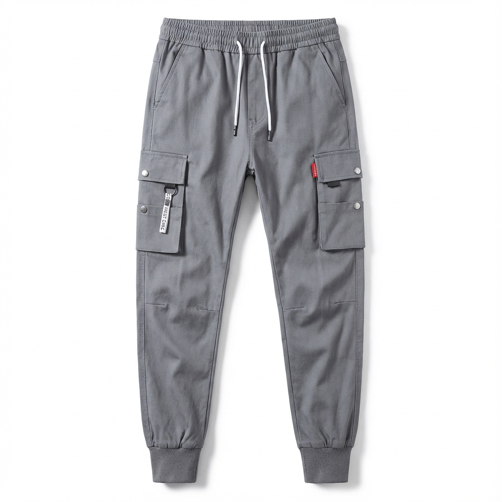 Cezar | Pantaloni casual tactici cu multiple buzunare