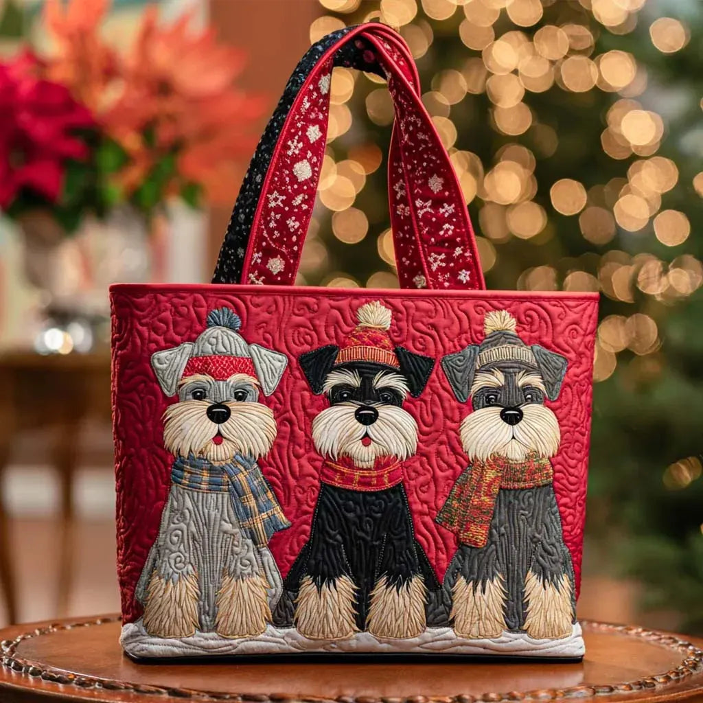 Tote Bag Schnauzer Handmade
