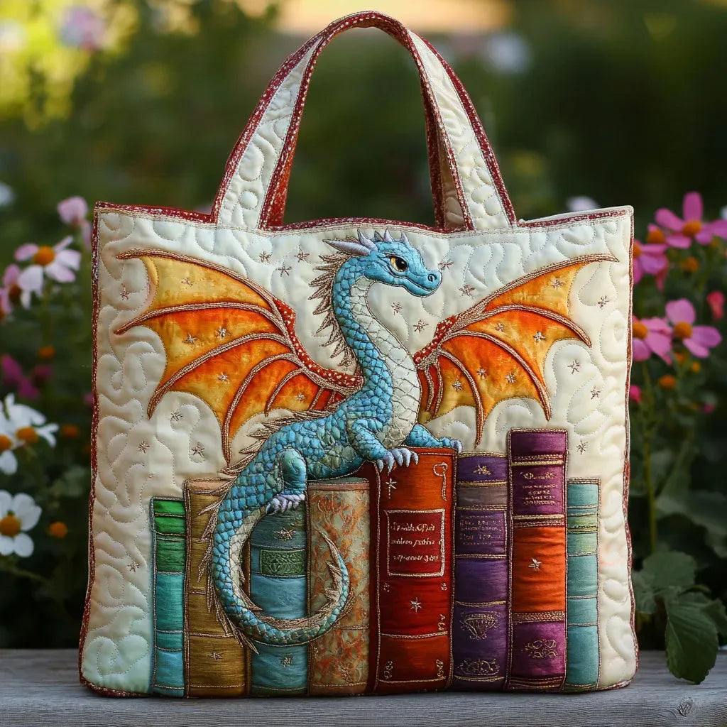 Geantă de Tote cu Broderie Emerald