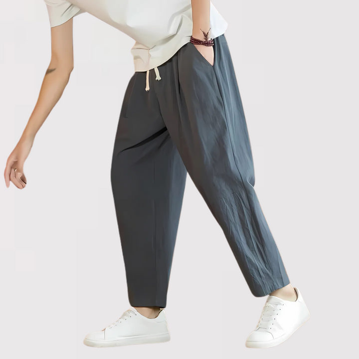 Marian | Pantaloni clasici din in