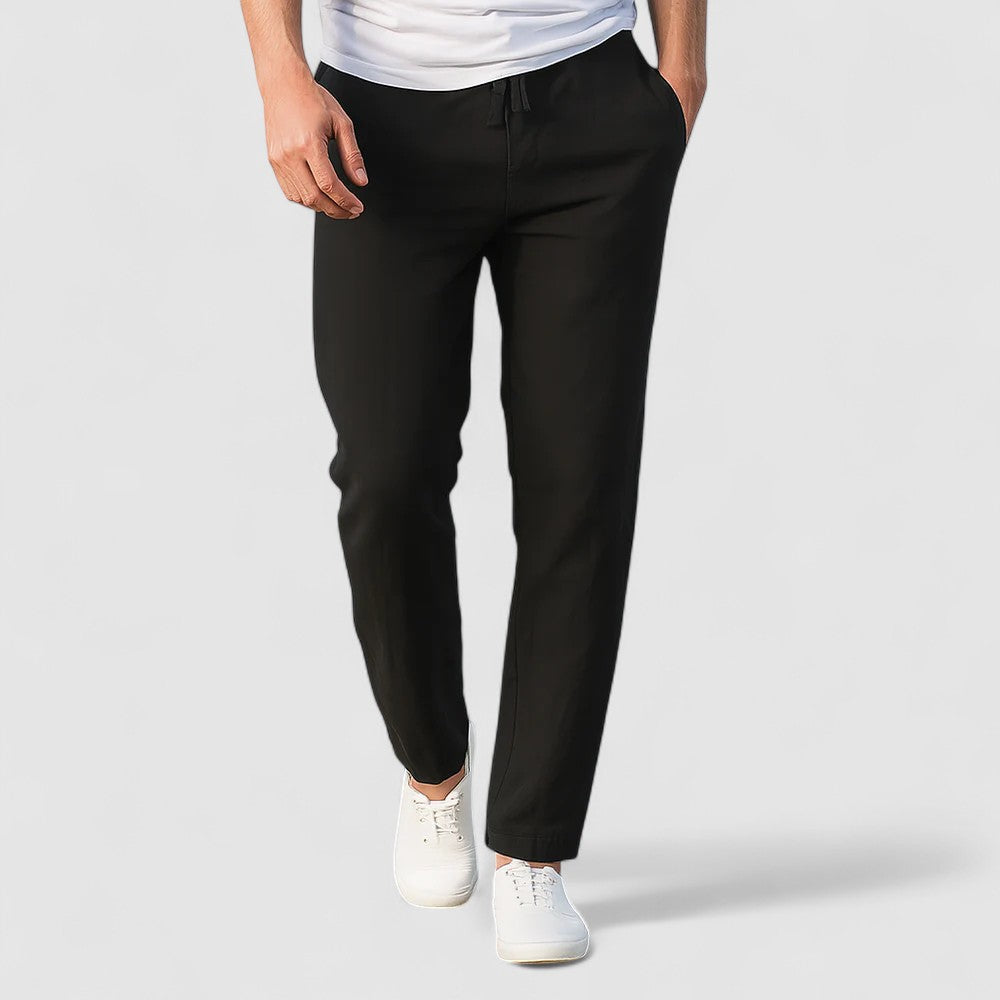 Ioan | Pantaloni din in bumbac respirabil