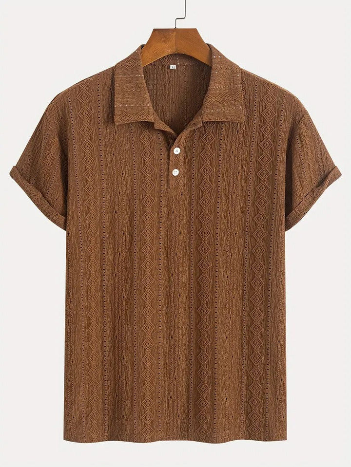 Marian | Tivadar – Tricou fin din tricot cu design texturat