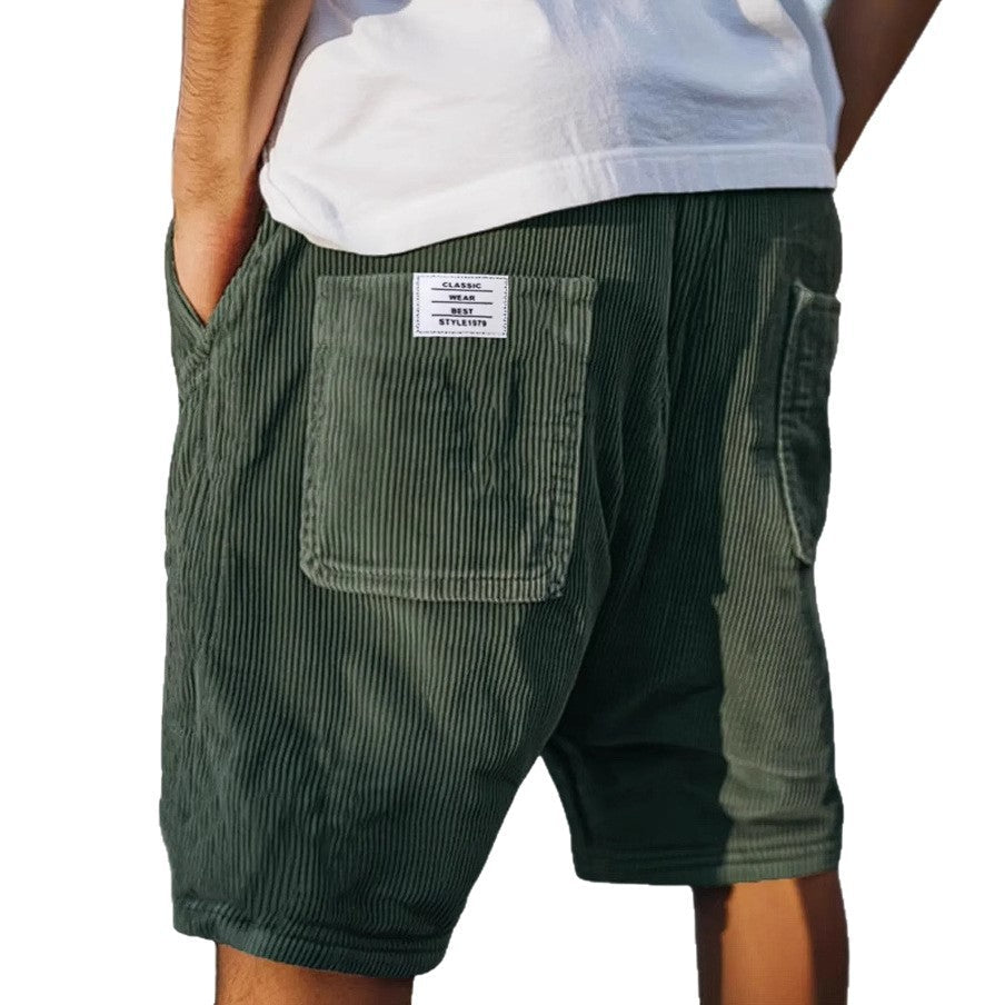 Bogdan | Pantaloni Scurți din Velur Chic