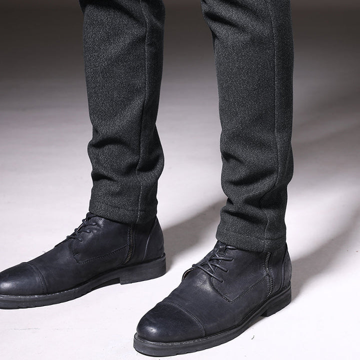 Teodor | Pantaloni clasici cu elastic în talie