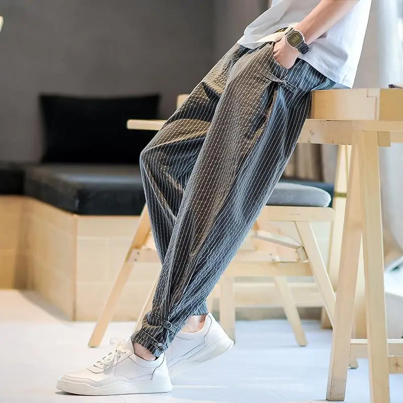 Gelu | Pantaloni confortabili cu dungi