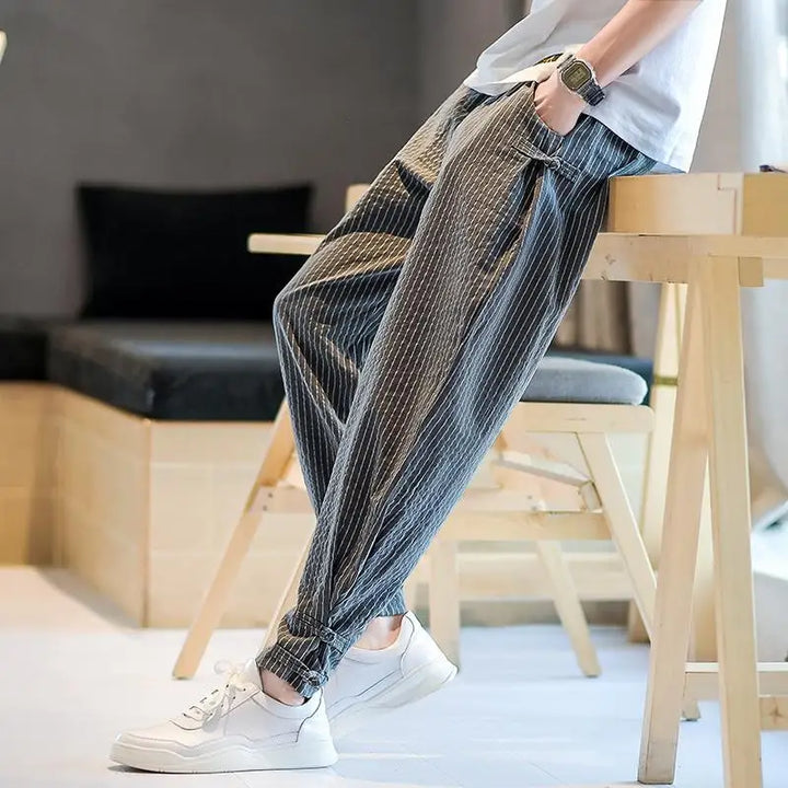 Gelu | Pantaloni confortabili cu dungi