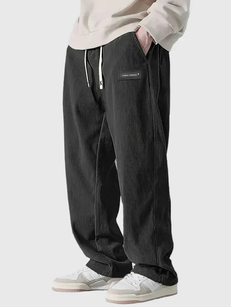 Emil | Pantaloni de Catifea Semisă