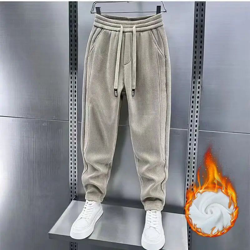 Dumitru | Asahi – Pantaloni jogger confortabili din fleece cord