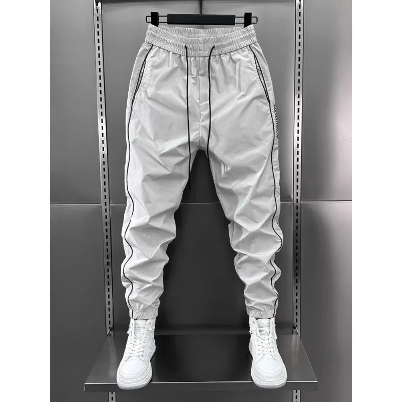 Aurel | Pantaloni casual slim fit din material respirabil