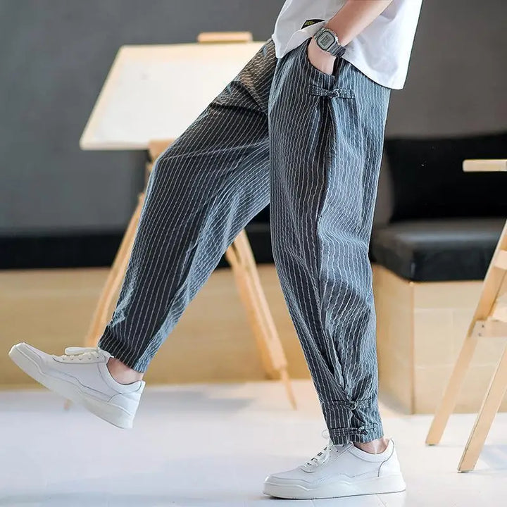 Gelu | Pantaloni confortabili cu dungi