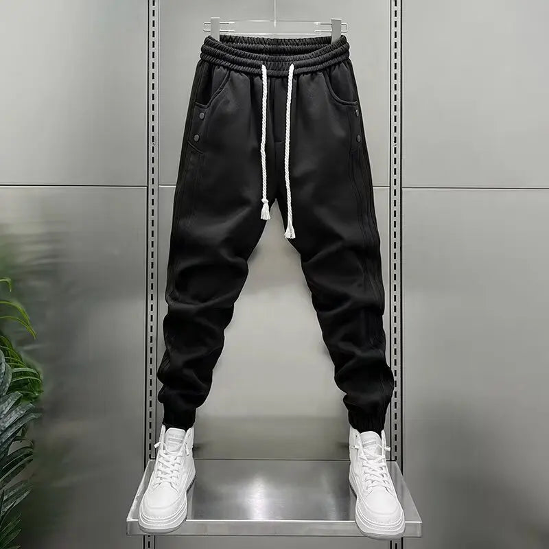 Dorin | Pantaloni jogger elastici cu dungi