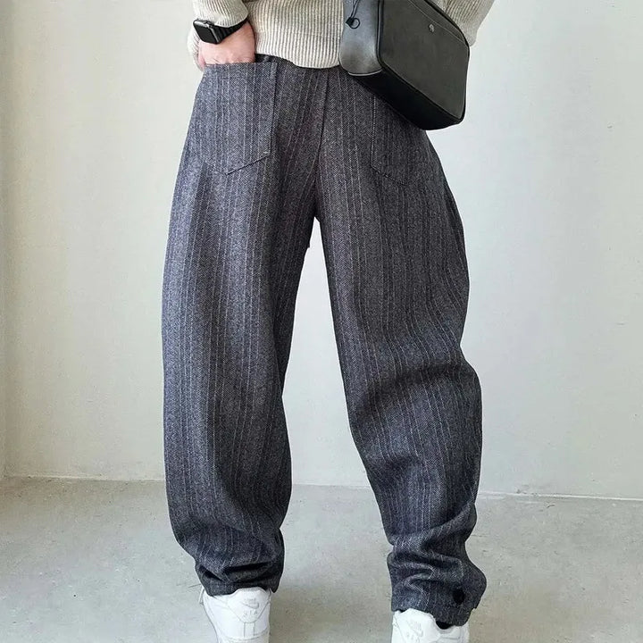 Ion | Pantaloni cu dungi ajustabili
