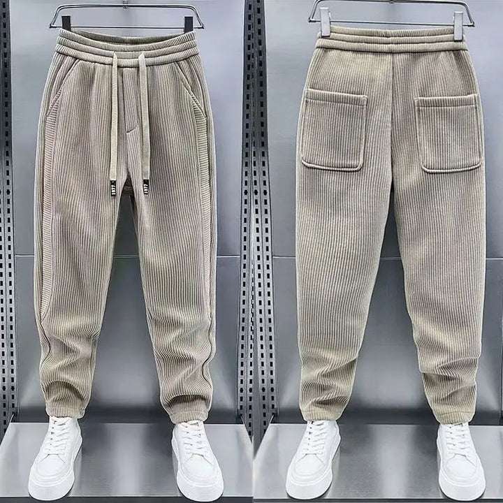 Dumitru | Asahi – Pantaloni jogger confortabili din fleece cord