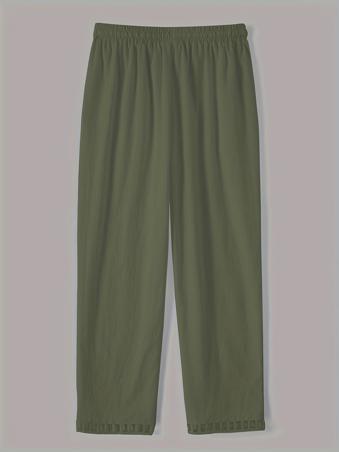 Wren – Pantaloni Cropped Relax cu Detalii în Contrast
