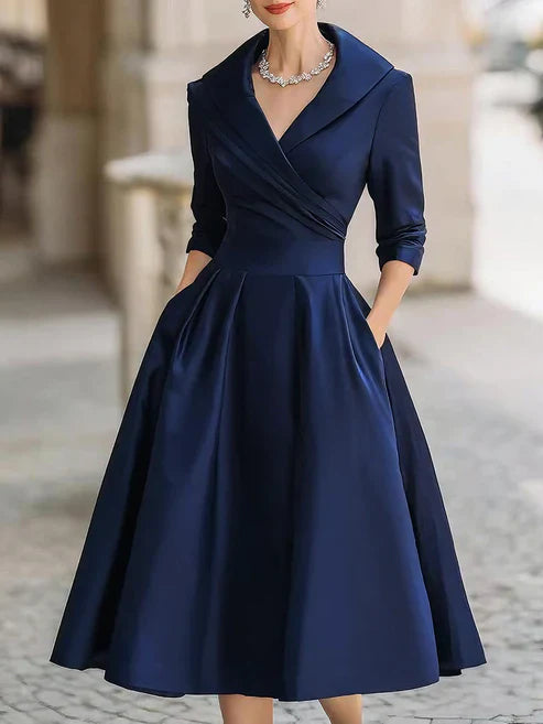 Isabela | Rochie midi cu design elegant și confortabil