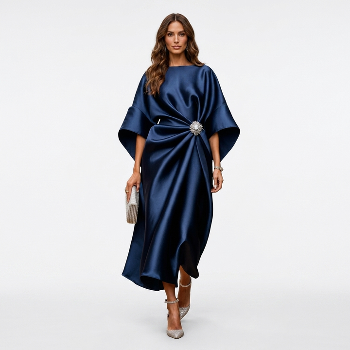 GABRIELLA | Rochie lungă de seară cu detalii luxoase și eleganță atemporală